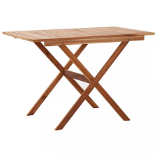 vidaXL Tömör akácfa kerti asztal 110 x 67 x 74 cm kerti bútor