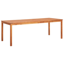 vidaXL tömör akácfa kerti asztal 215 x 90 x 74 cm kerti bútor