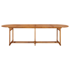 vidaXL tömör akácfa kerti étkezőasztal 280 x 90 x 75 cm (315950) kerti bútor