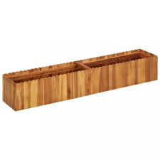 vidaXL Tömör akácfa kerti magaságyás 150 x 30 x 25 cm kerti dekoráció