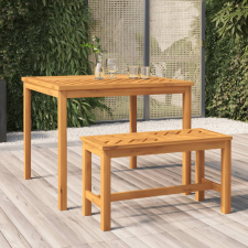 vidaXL tömör akácfa kerti pad 80 cm kerti bútor