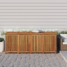 vidaXL tömör akácfa kerti tárolóláda 200 x 80 x 75 cm kerti tárolás