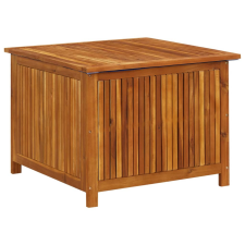 vidaXL tömör akácfa kerti tárolóláda 75 x 75 x 58 cm kerti tárolás