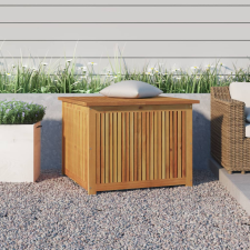 vidaXL tömör akácfa kerti tárolóláda 75x75x58 cm kerti tárolás