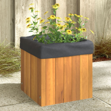 vidaXL tömör akácfa kerti virágtartó 25 x 25 x 25 cm kerti tárolás