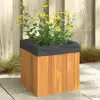 vidaXL Tömör akácfa kerti virágtartó 35 x 35 x 35 cm