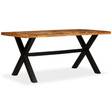 vidaXL tömör akácfa/mangófa étkezőasztal 180 x 90 x 76 cm (245640) bútor