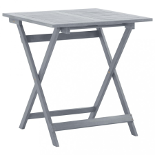 vidaXL Tömör akácfa összecsukható kerti asztal 70 x 70 x 75 cm kerti bútor