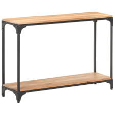vidaXL tömör akácfa tálalóasztal 110 x 30 x 75 cm bútor