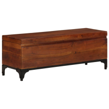 vidaXL tömör akácfa tárolóláda 110 x 35 x 41 cm bútor