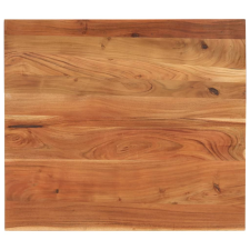 vidaXL tömör akácfa téglalap alakú asztallap 100x80x2,5 cm bútor