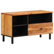 vidaXL tömör akácfa TV-szekrény 80x33x46 cm (356872) bútor