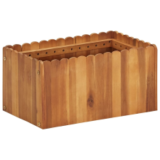 vidaXL tömör akácfa virágtartó 50 x 30 x 25 cm kerti dekoráció