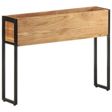 vidaXL Tömör akácfa virágtartó 90 x 20 x 68 cm kerti tárolás