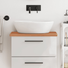 vidaXL tömör bükkfa fürdőszobai pult 60 x 40 x 2,5 cm építőanyag