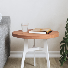 vidaXL tömör bükkfa kerek asztallap Ø40x2,5 cm bútor