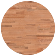 vidaXL tömör bükkfa kerek asztallap Ø50 x 4 cm (355943) bútor