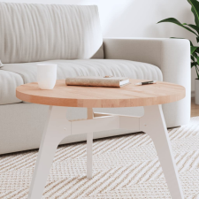 vidaXL tömör bükkfa kerek asztallap Ø60 x 2,5 cm bútor