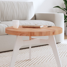 vidaXL tömör bükkfa kerek asztallap Ø60 x 4 cm bútor