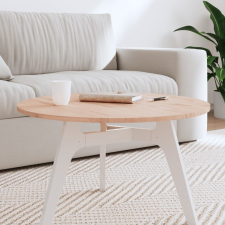 vidaXL tömör bükkfa kerek asztallap Ø70 x 1,5 cm bútor