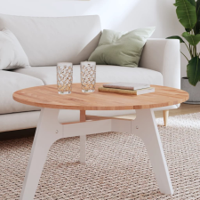 vidaXL tömör bükkfa kerek asztallap Ø80 x 1,5 cm bútor