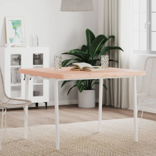 vidaXL tömör bükkfa négyzet alakú asztallap 90x90x4 cm bútor