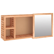 vidaXL tömör diófa faliszekrény 80 x 17 x 34 cm (350368) fürdőszoba bútor