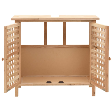 vidaXL tömör diófa mosdószekrény 66 x 29 x 61 cm (247097) fürdőszoba bútor