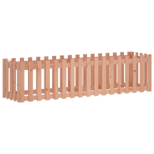 vidaXL tömör douglas fa kerti magaságyás kerítéssel 200x50x50 cm (832510) kerti tárolás