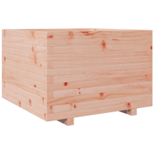 vidaXL tömör duglászfenyő kerti virágláda 70 x 70 x 49,5 cm kerti tárolás