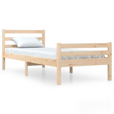 vidaXL tömör fa ágykeret 100 x 200 cm (814809) ágy és ágykellék