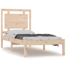 vidaXL tömör fa ágykeret 100x200 cm (3105525) ágy és ágykellék