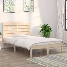 vidaXL tömör fa ágykeret 120 x 190 cm (4FT Small Double) ágy és ágykellék