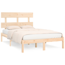 vidaXL tömör fa ágykeret 120 x 190 cm (4FT Small Double) (3104643) ágy és ágykellék