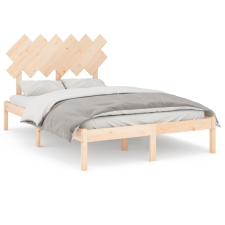 vidaXL tömör fa ágykeret 120 x 190 cm (4FT Small Double) (3104838) ágy és ágykellék