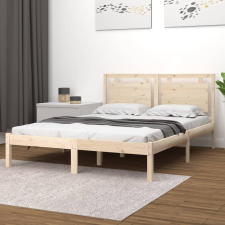 vidaXL tömör fa ágykeret 120 x 200 cm ágy és ágykellék