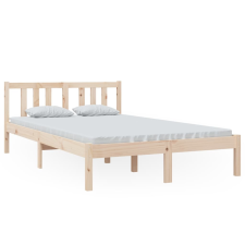 vidaXL tömör fa ágykeret 120 x 200 cm (814879) ágy és ágykellék