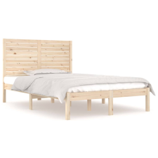 vidaXL tömör fa ágykeret 135x190 cm (4FT6 Double) (3104583) ágy és ágykellék