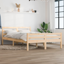 vidaXL tömör fa ágykeret 140x200 cm ágy és ágykellék