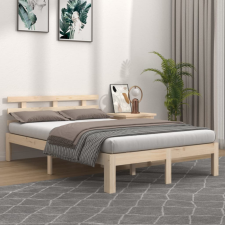 vidaXL tömör fa ágykeret 150x200 cm (5FT King Size) ágy és ágykellék