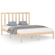 vidaXL tömör fa ágykeret 160 x 200 cm (3106778) ágy és ágykellék