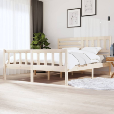 vidaXL tömör fa ágykeret 180 x 200 cm (6FT Super King) ágy és ágykellék