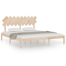 vidaXL tömör fa ágykeret 180 x 200 cm (6FT Super King) (3104883) ágy és ágykellék