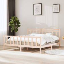 vidaXL tömör fa ágykeret 200 x 200 cm ágy és ágykellék