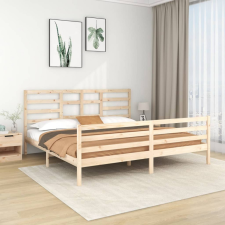 vidaXL tömör fa ágykeret 200 x 200 cm ágy és ágykellék