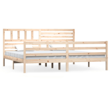 vidaXL tömör fa ágykeret 200 x 200 cm (3101108) ágy és ágykellék