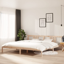 vidaXL tömör fa ágykeret 200x200 cm ágy és ágykellék
