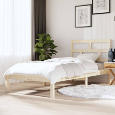 vidaXL tömör fa ágykeret 90 x 190 cm (3FT Single) ágy és ágykellék