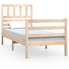 vidaXL tömör fa ágykeret 90 x 200 cm (3101073) ágy és ágykellék