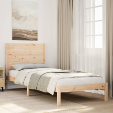vidaXL tömör fa extra hosszú ágykeret matrac nélkül 100 x 210 cm ágy és ágykellék